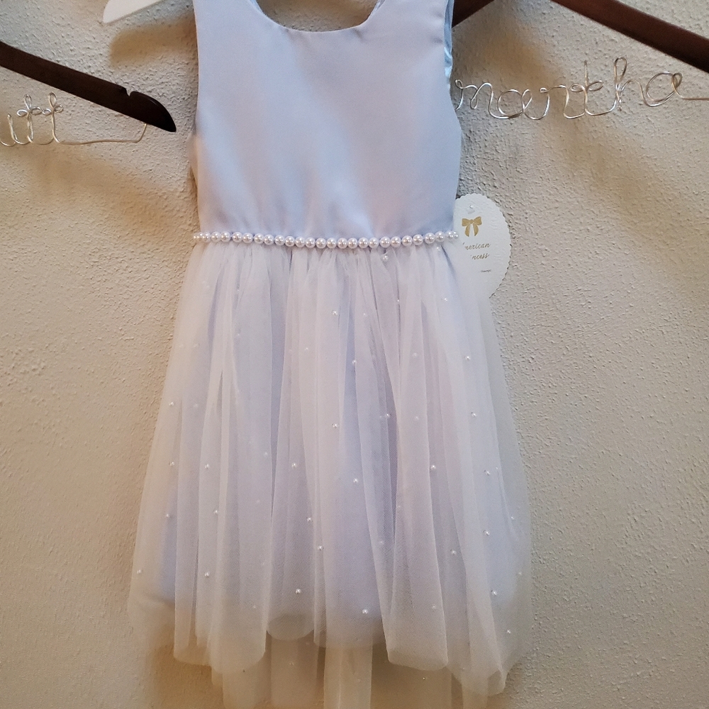 Size 6x American princess dress light blue